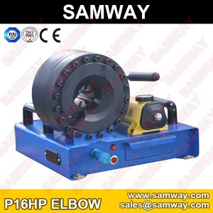 SAMWAY P16HP ELBOW Hydraulic Hose Crimping Machine